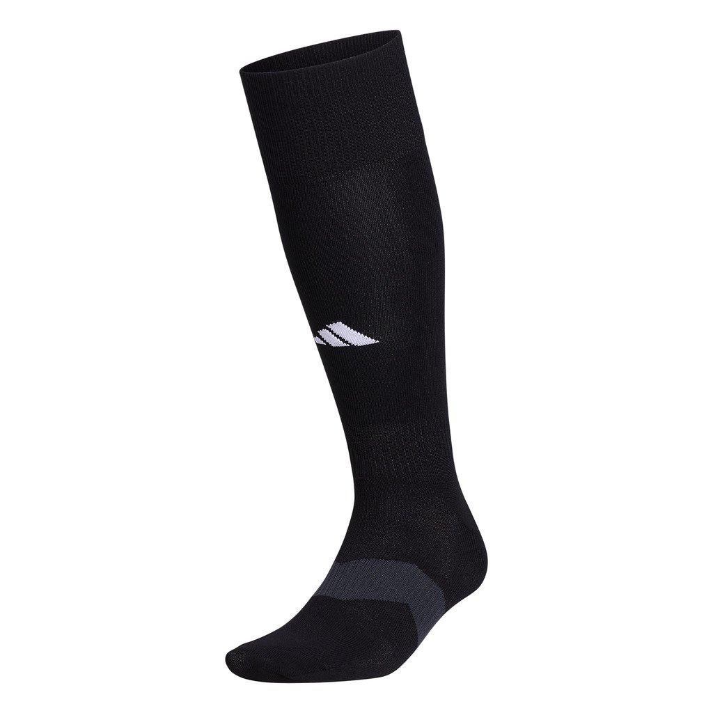 adidas Metro 6 OTC Black/White Soccer Socks - Large